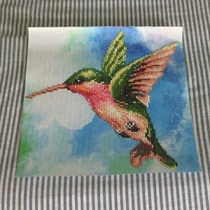 Diamond Dotz art already done hummingbird 28x29cm